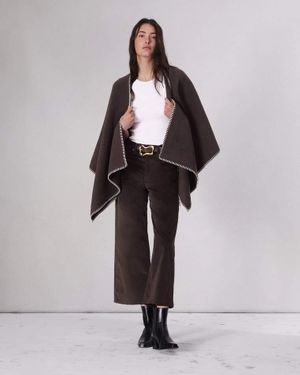 Rag & Bone Ingrid Wool Poncho - Multicolor
