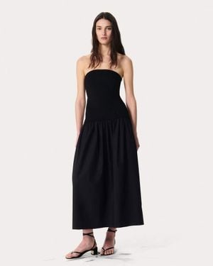 Rag & Bone Irina Mixed-Media Dress - Black