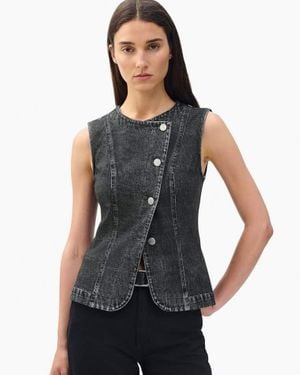 Rag & Bone Miramar Olivia Vest - Blue