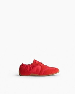 Rag & Bone Emilee Ballet Runner Sneakers - Red
