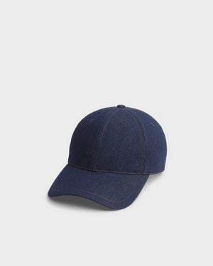 Rag & Bone Harlow Baseball Cap - Blue