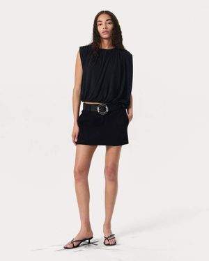 Rag & Bone Irina Mini Skort - Black