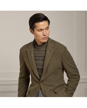 Ralph Lauren Ralph Lauren Hadley Hand-Tailored Brushed Sport Coat - Green