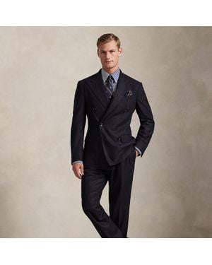 Polo Ralph Lauren Polo Tailored Fit Pinstripe Wool Suit - Blue