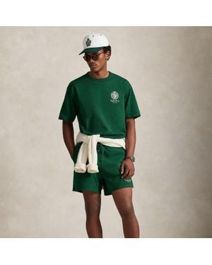 Polo Ralph Lauren 5-Inch Relaxed Fit Jersey Graphic Short - Green