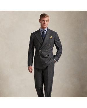 Polo Ralph Lauren Polo Tailored Fit Pinstripe Wool Suit - Black