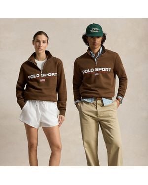 Ralph Lauren Polo Sport Fleece Quarter-Zip Sweatshirt - Multicolour