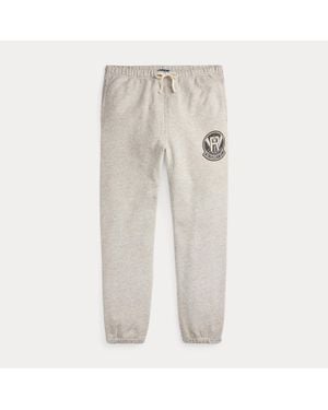 Ralph Lauren Fleece Graphic Sweatpant - Natural