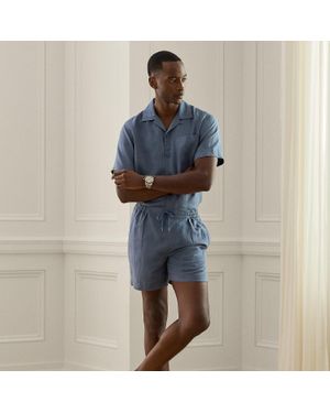 Ralph Lauren Ralph Lauren Silk-Linen Short - Blue