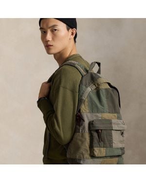 Ralph Lauren Patchwork Canvas Backpack - Green