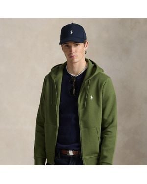 Ralph Lauren Double-Knit Full-Zip Hoodie - Green