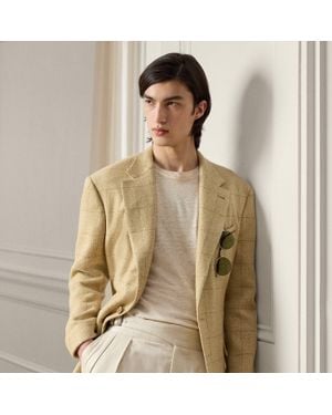 Ralph Lauren Kent Hand-Tailored Cashmere-Blend Jacket - Natural