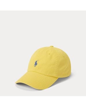 Polo Ralph Lauren The Iconic Cotton Chino Ball Cap - Yellow