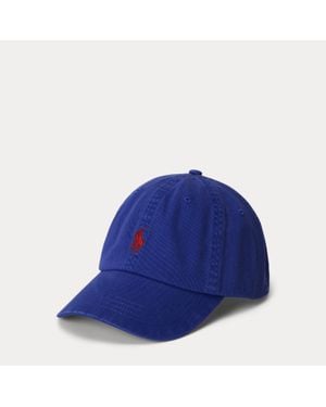 Ralph Lauren Embroidered Twill Ball Cap - Blue