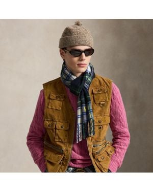 Polo Ralph Lauren Suede Utility Vest - Red