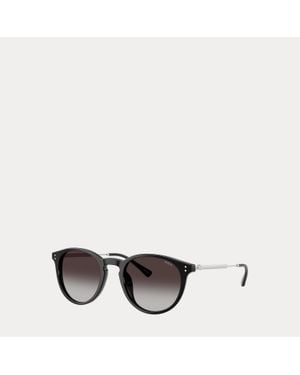Ralph Lauren Pen-Temple Round Sunglasses - Grey