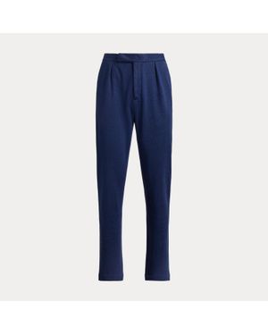 Ralph Lauren Hand-Tailored Linen-Blend Suit Trouser - Blue