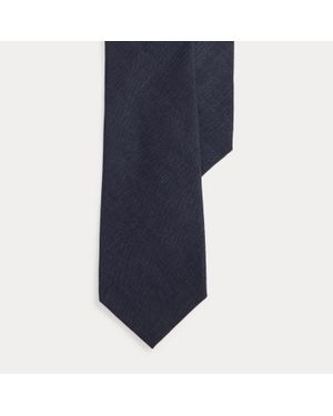 Ralph Lauren Ralph Lauren Silk-Linen Tie - Blue