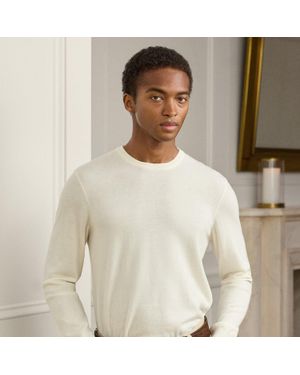 Ralph Lauren Cashmere Crewneck Sweater - Natural