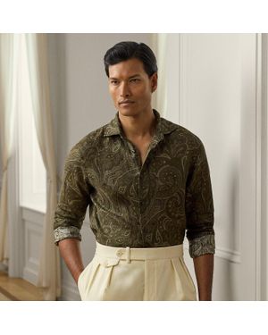 Ralph Lauren Ralph Lauren Paisley-Print Linen Shirt - Green