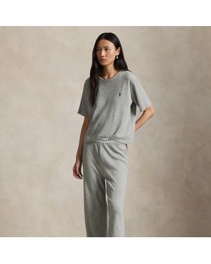 Polo Ralph Lauren Waffle-Knit Pyjama Set - Grey