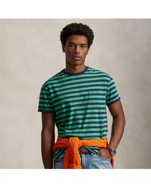 Polo Ralph Lauren Classic Fit Striped Jersey T-Shirt - Green