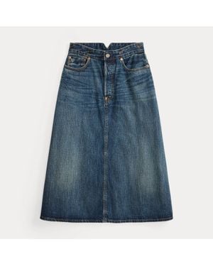 Ralph Lauren Selvedge Denim Skirt - Blue