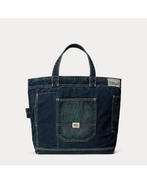 Ralph Lauren Canvas Tote - Blue