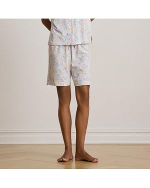 Ralph Lauren Ralph Floral Jersey Bermuda Sleep Set - White