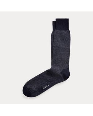 Ralph Lauren Cashmere-blend Dress Socks - Blue