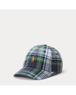 Polo Ralph Lauren Ralph Lauren Plaid Oxford Ball Cap - Blue