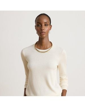 Ralph Lauren Cotton-Modal Sweater - White