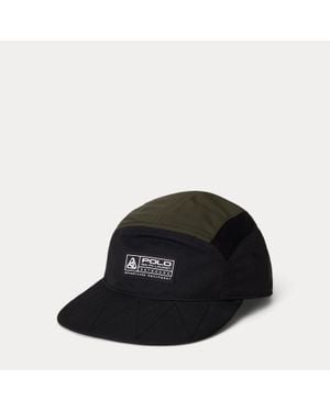 Polo Ralph Lauren Ralph Lauren Color-Blocked Mesh-Paneled Cap - Black