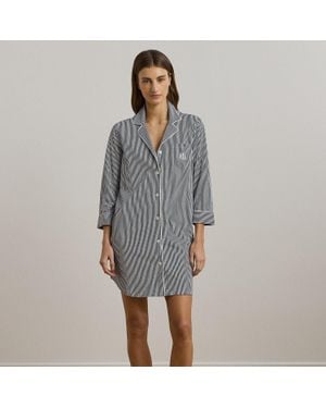 Ralph Lauren Cotton Sleep Shirt - Grey