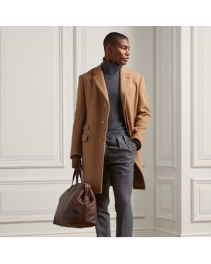 Ralph Lauren Kent Brushed Wool Topcoat - Multicolour
