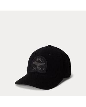 Polo Ralph Lauren Ralph Lauren Washed Wool Twill Ball Cap - Black