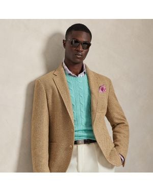 Ralph Lauren Polo Tailored Fit Linen-Blend Sport Coat - Natural