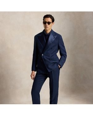 Polo Ralph Lauren Polo Tailored Fit Linen Tuxedo - Blue
