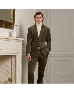 Ralph Lauren Ralph Lauren Gregory Hand-Tailored Corduroy Trouser - Green