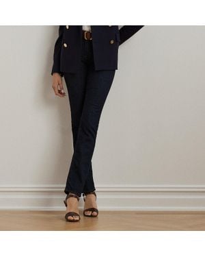 Ralph Lauren Mid-Rise Straight Jean - Black