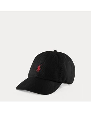 Polo Ralph Lauren The Iconic Cotton Chino Ball Cap - Black