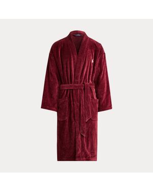 Ralph Lauren Terry Velour Robe - Red