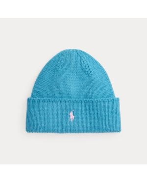 Polo Ralph Lauren Ralph Lauren Knit Merino Wool Beanie - Blue
