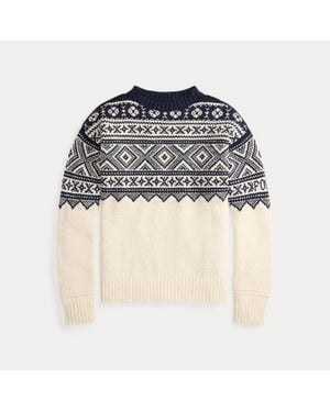 Polo Ralph Lauren Snowflake Cotton-Cashmere Sweater - Multicolour