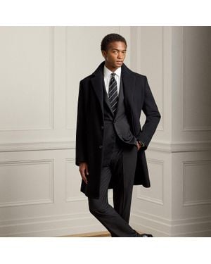 Ralph Lauren Ralph Lauren Kent Hand-Tailored Wool-Blend Topcoat - Black