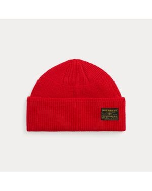 Polo Ralph Lauren Ralph Lauren Merino Wool Watch Cap - Red