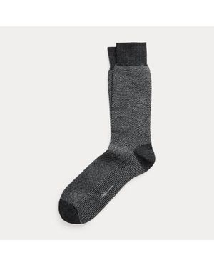Ralph Lauren Ralph Lauren Cashmere-Blend Dress Socks - Grey