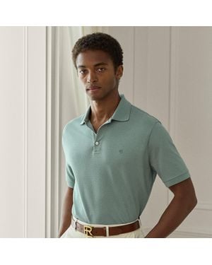 Ralph Lauren Ralph Lauren Custom Slim Fit Piqué Polo Shirt - Green