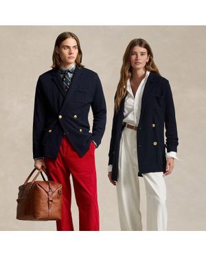 Polo Ralph Lauren Cashmere Blazer Cardigan - Blue