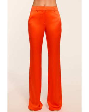 Ramy Brook Vivienne Silk Flare Pant - Red